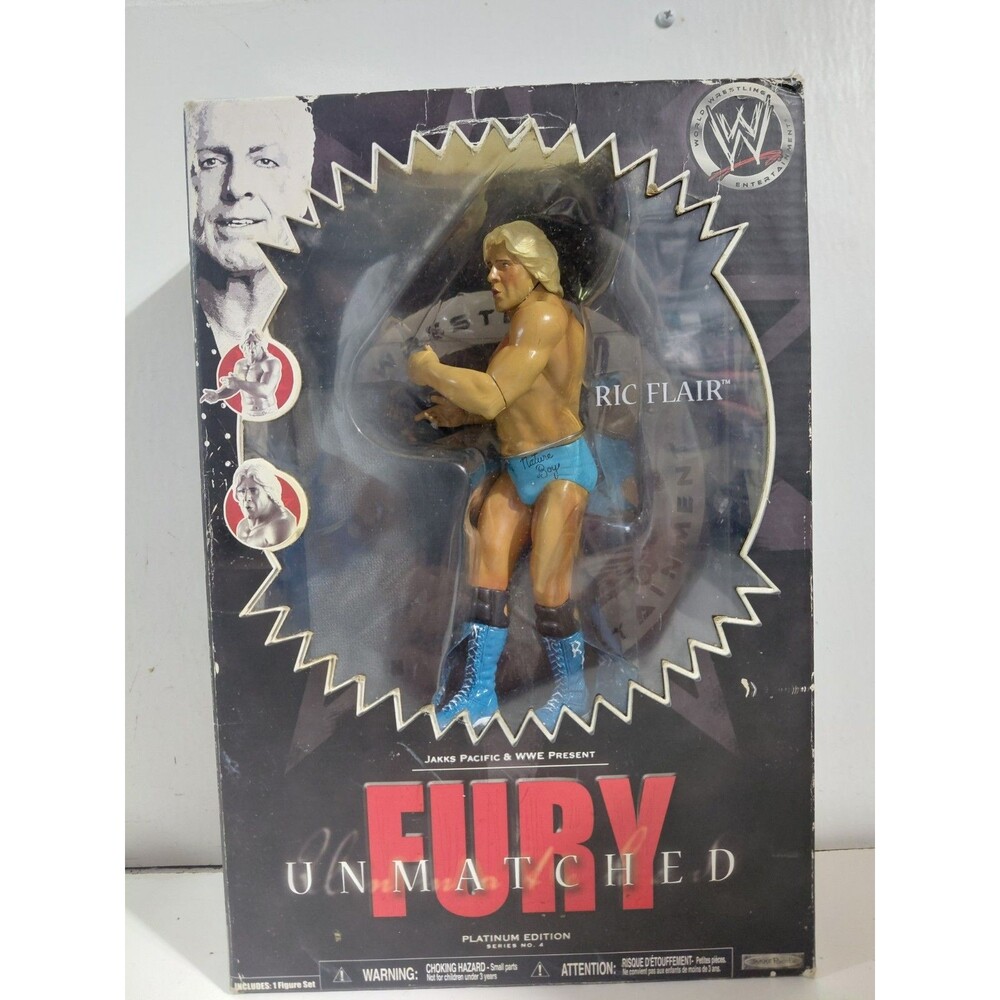 NIB Jakks Pacific WWE Unmatched Fury Ric Flair Wrestling Action Figure